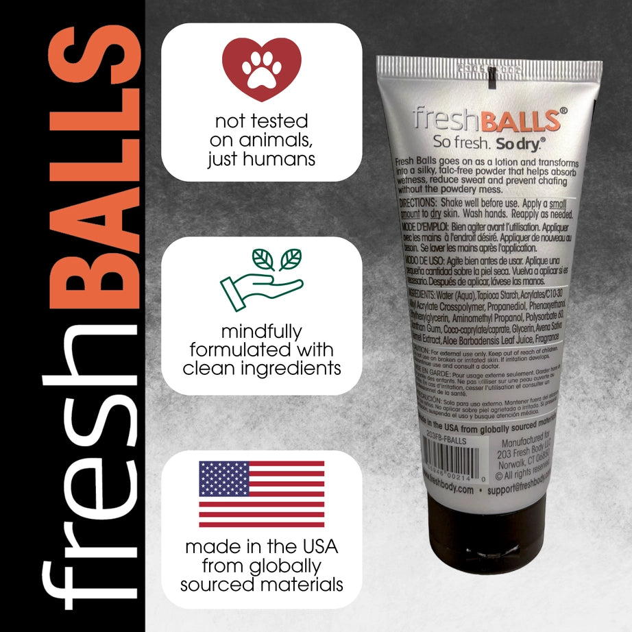 Fresh Balls Anti-Chafing Deodorant Lotion FRESH BODY