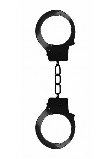 Ouch Beginners Handcuffs Metal SHOTS TOYS