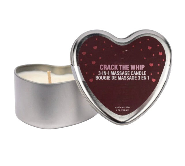 Valentine 3-in-1 Massage Candle – Crack The Whip