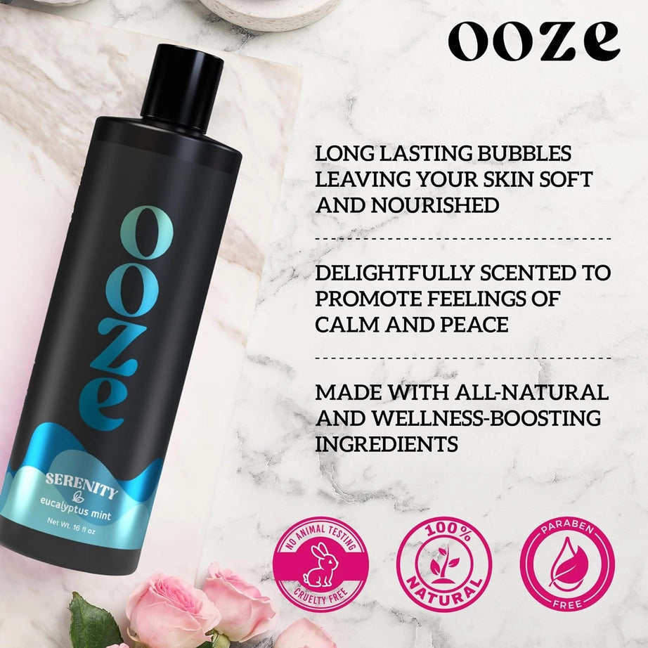 OOZE Eucalyptus Mint Bubble Bath SP BOUTIQUE