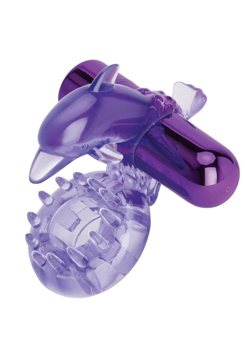 Bodywand Rechargeable Dolphin Ring With Ticklers BODYWAND