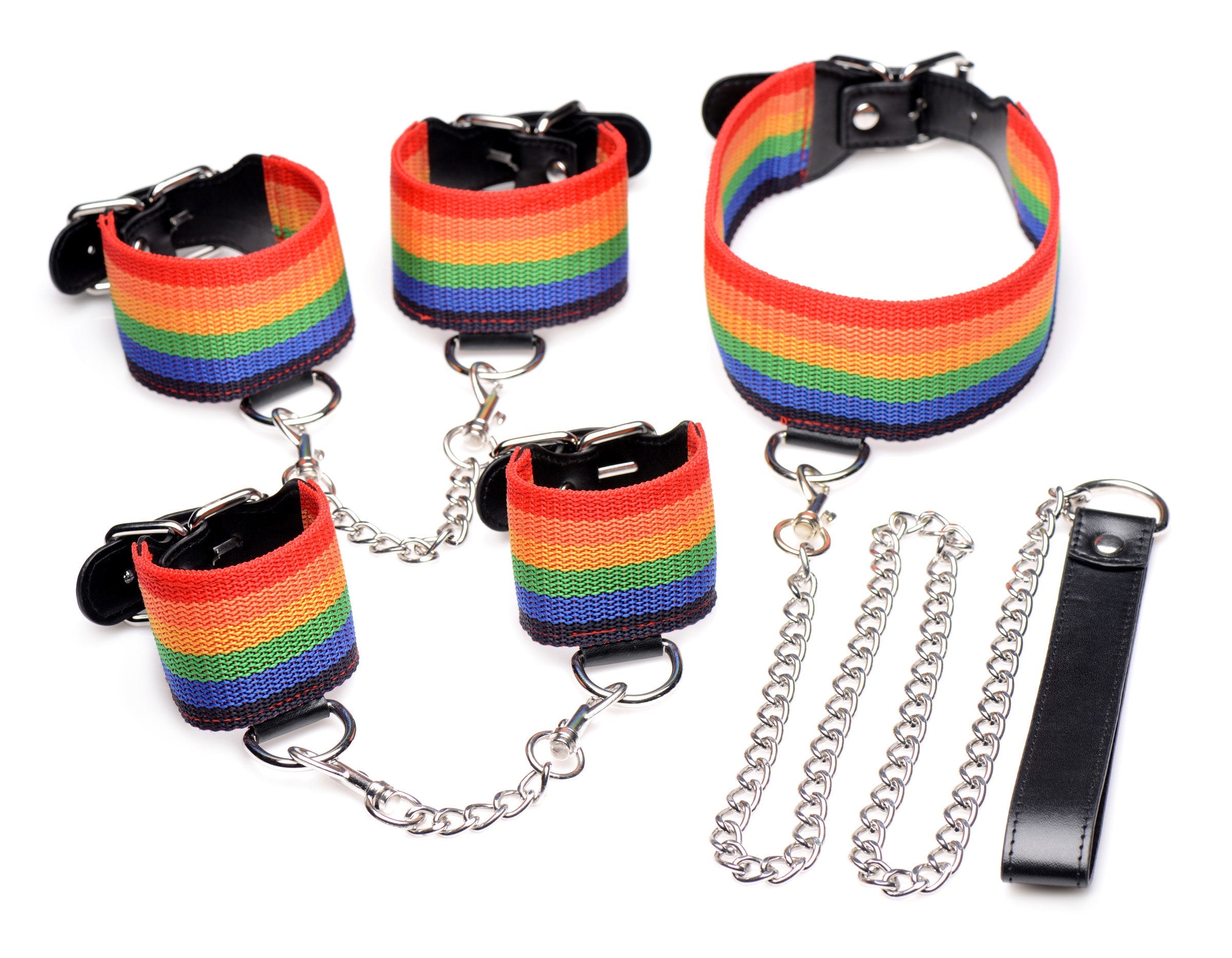 Kinky Pride Rainbow Bondage Set - SP BOUTIQUE