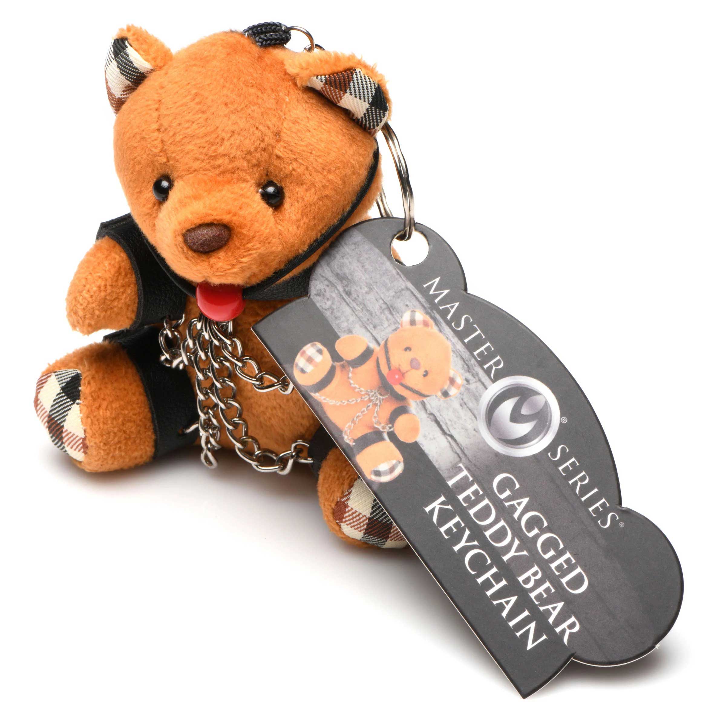 Gagged Teddy Bear Keychain - SP BOUTIQUE