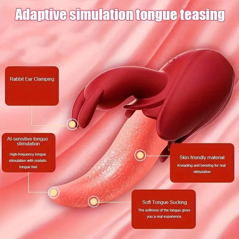 Rabbit Rapture Tongue Vibrator SP BOUTIQUE