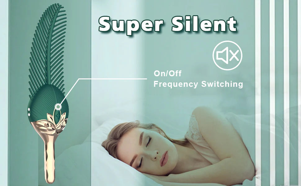 Peacock Feather Tickler - Body Massager with 10 Modes SP BOUTIQUE