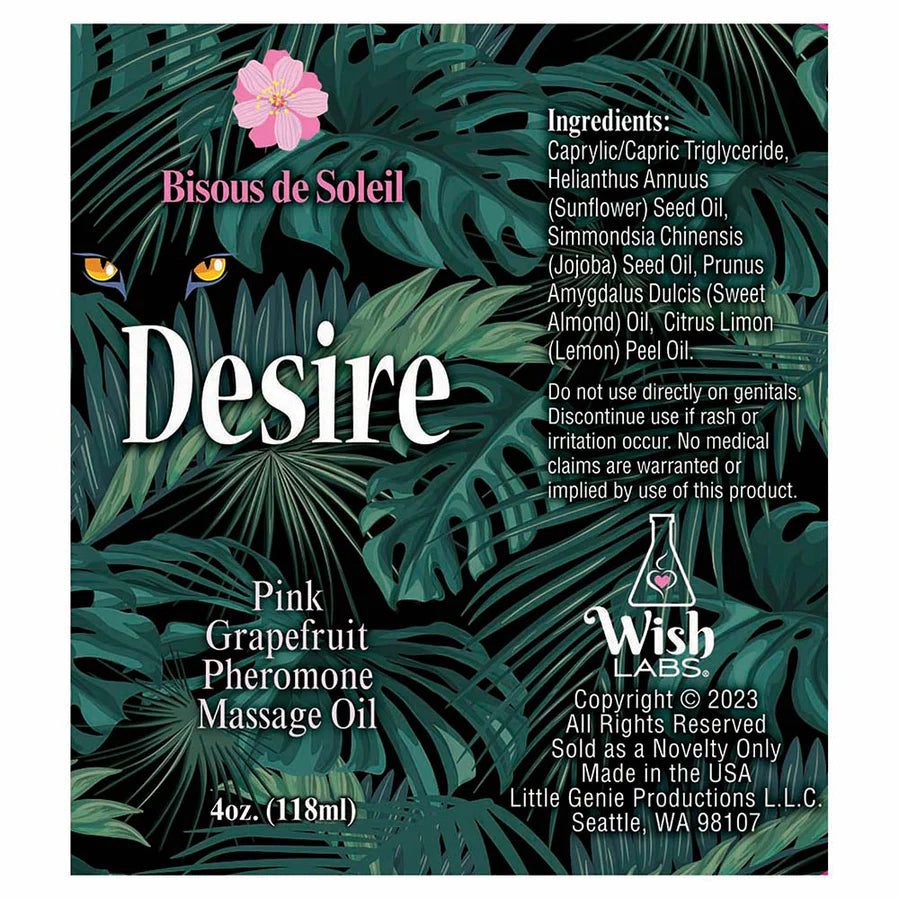 Desire Pheromone Massage Oil LITTLE GENIE