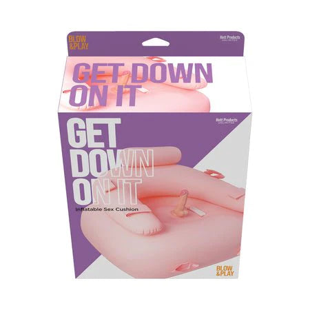 Get Down On It Inflatable Cushion With Wire Controller Dildo HOTT PRODUCTS