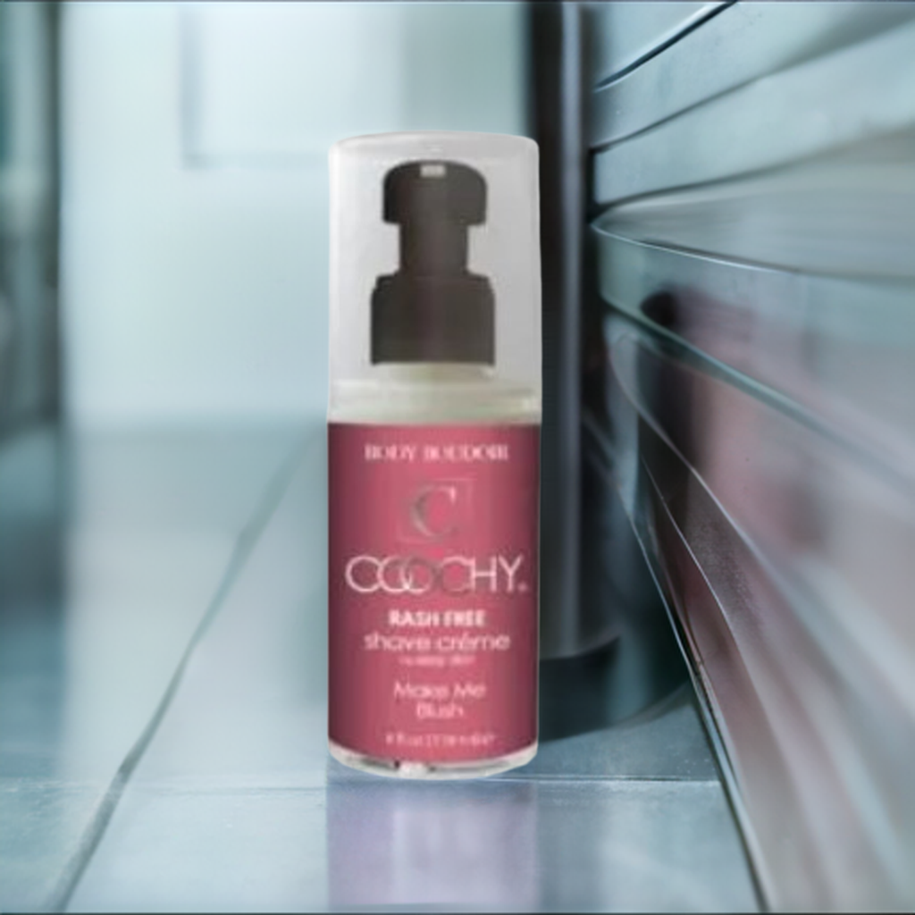 Coochy Rash-Free Shave Cream – Classic Bottle Design (Make Me Blush Scent) - SP BOUTIQUE