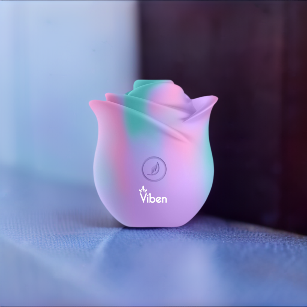 Zen Rose -Handheld Rose Clitoral and Nipple Stimulator VIBEN