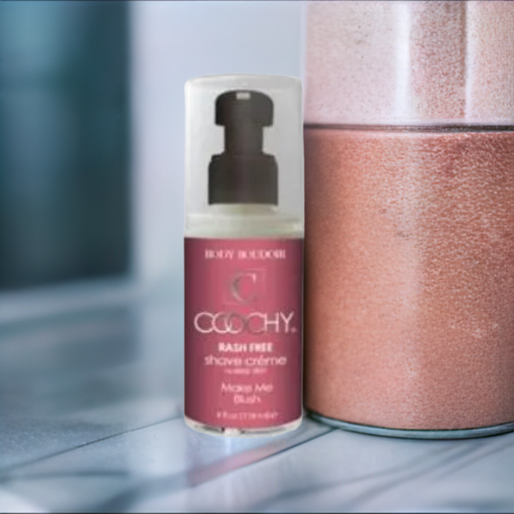 Coochy Rash-Free Shave Cream – Classic Bottle Design (Make Me Blush Scent) - SP BOUTIQUE