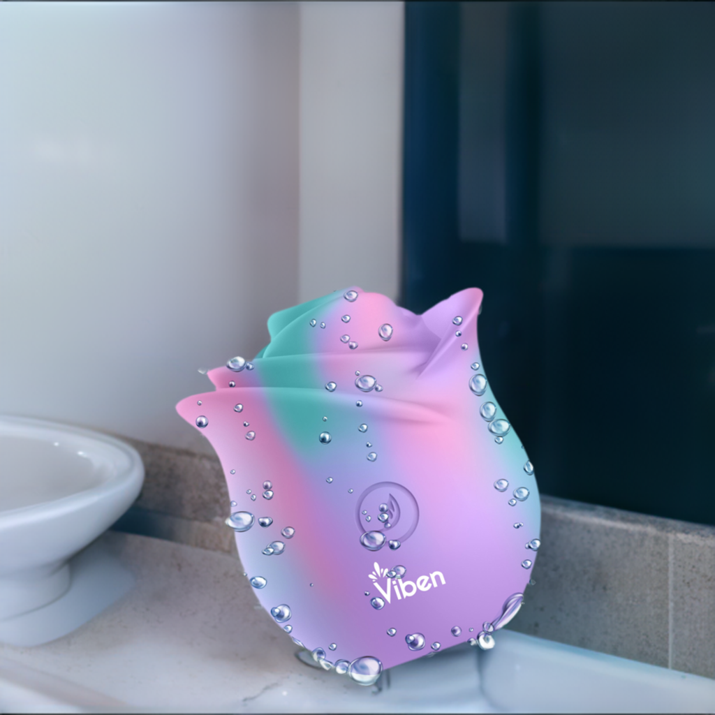 Zen Rose -Handheld Rose Clitoral and Nipple Stimulator VIBEN