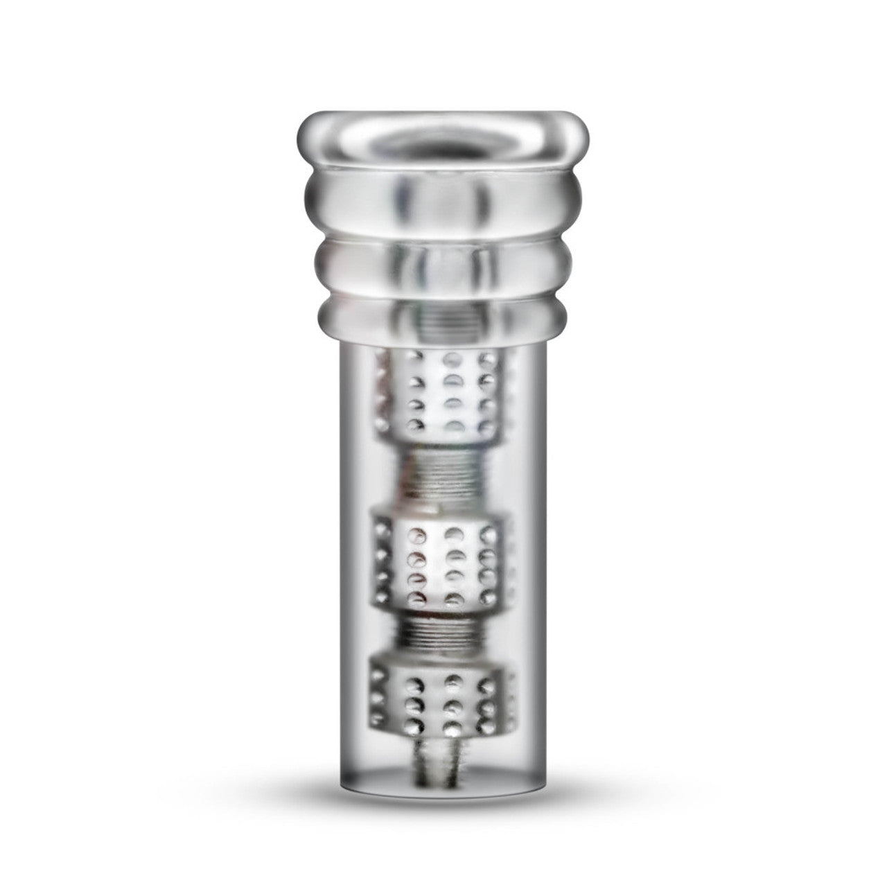 M For Men Soft and Wet All Nighter Glow In The Dark Self Lubricating Stroker BLUSH