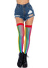 Rainbow Fishnet Thigh Highs LEG AVENUE