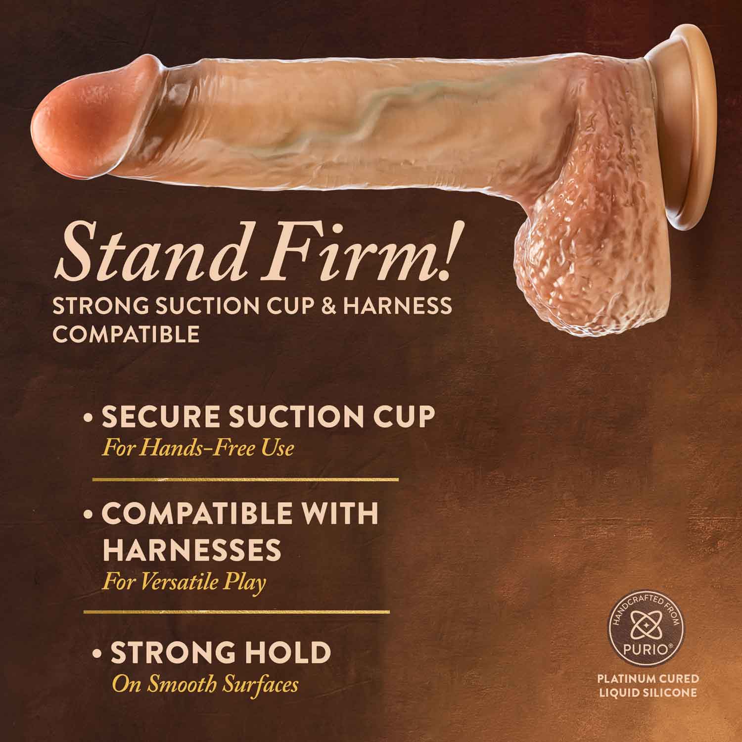 Renaissance - Raphael Sliding Foreskin Dildo With Squeezable Balls BLUSH