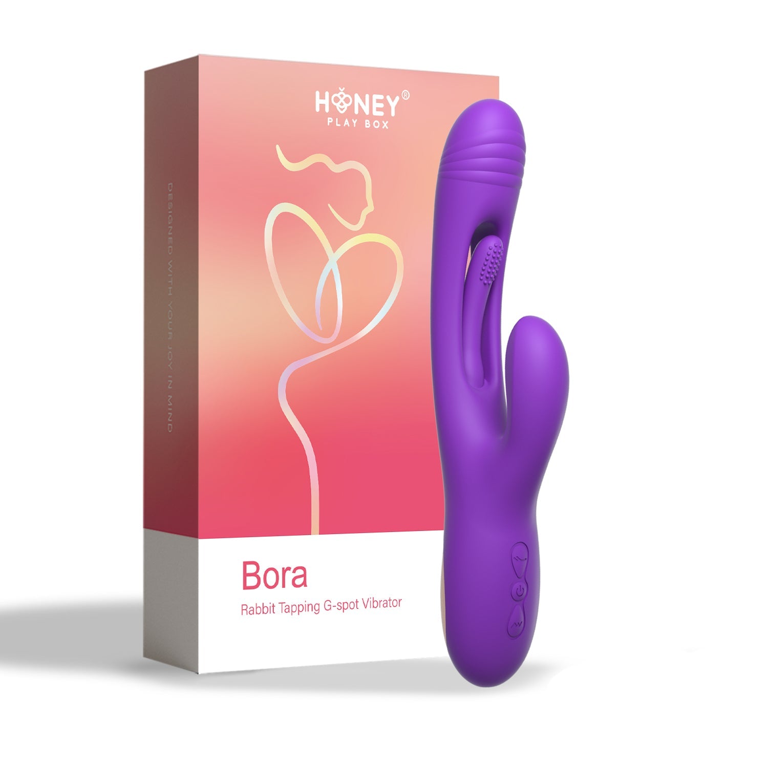 Bora - Rabbit Tapping G-Spot Vibrator HONEY PLAY BOX