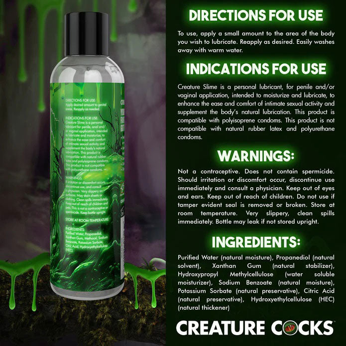 Creature Slime Water Based Lubricant CREATURE COCKS