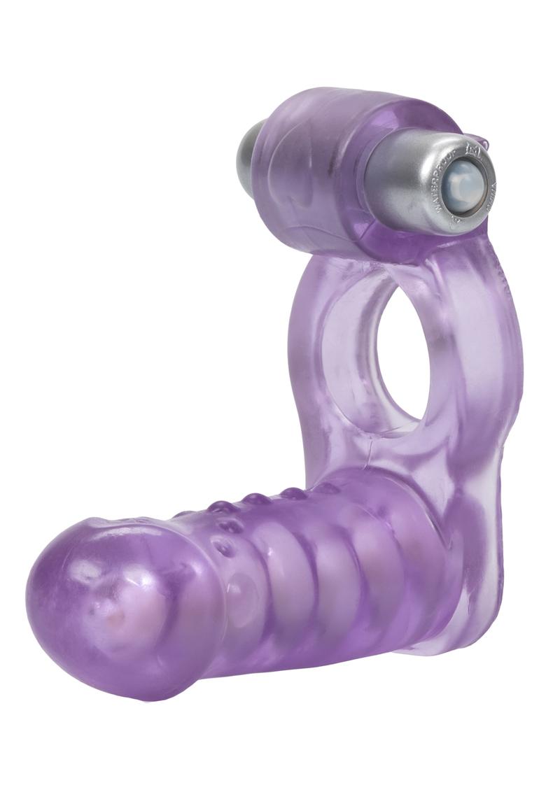 Double Diver Dual Penetration Vibrating Cock Ring - SP BOUTIQUE