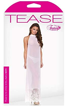 Fantasy Lingerie Layla Halter Neck Gown & G-String - SP BOUTIQUE