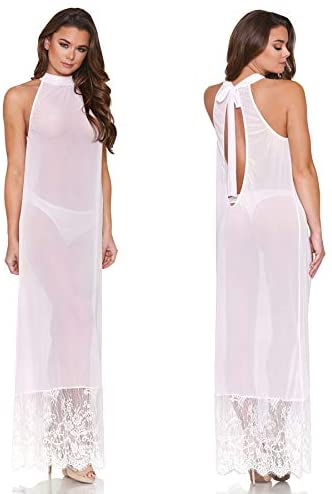 Fantasy Lingerie Layla Halter Neck Gown & G-String - SP BOUTIQUE