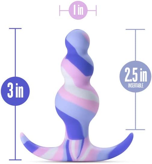 Avant Twilight Silicone Butt Plug Blue - SP BOUTIQUE