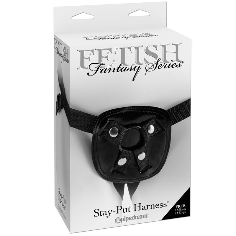Fetish Fantasy Stay Put Harness Black O/S - SP BOUTIQUE
