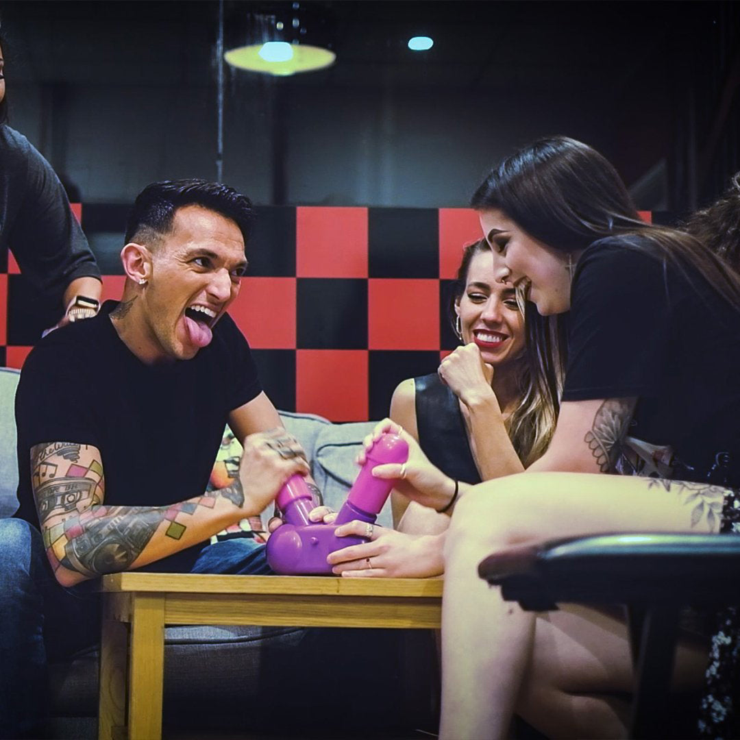 Cum Face Dual Pump Action Penis Game - SP BOUTIQUE