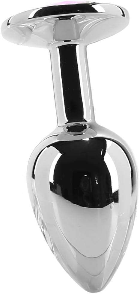 Adam & Eve Gem-Studded Anal Plug with Gem - Tapered Design for Smooth Temperature Play - SP BOUTIQUE