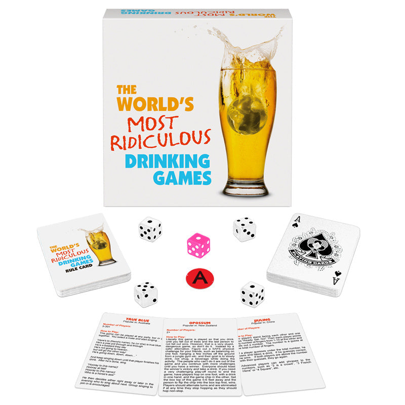 30 Fun Drinking Games From Worldwide – Complete Set With Cards, Dice & Game Chip - SP BOUTIQUE