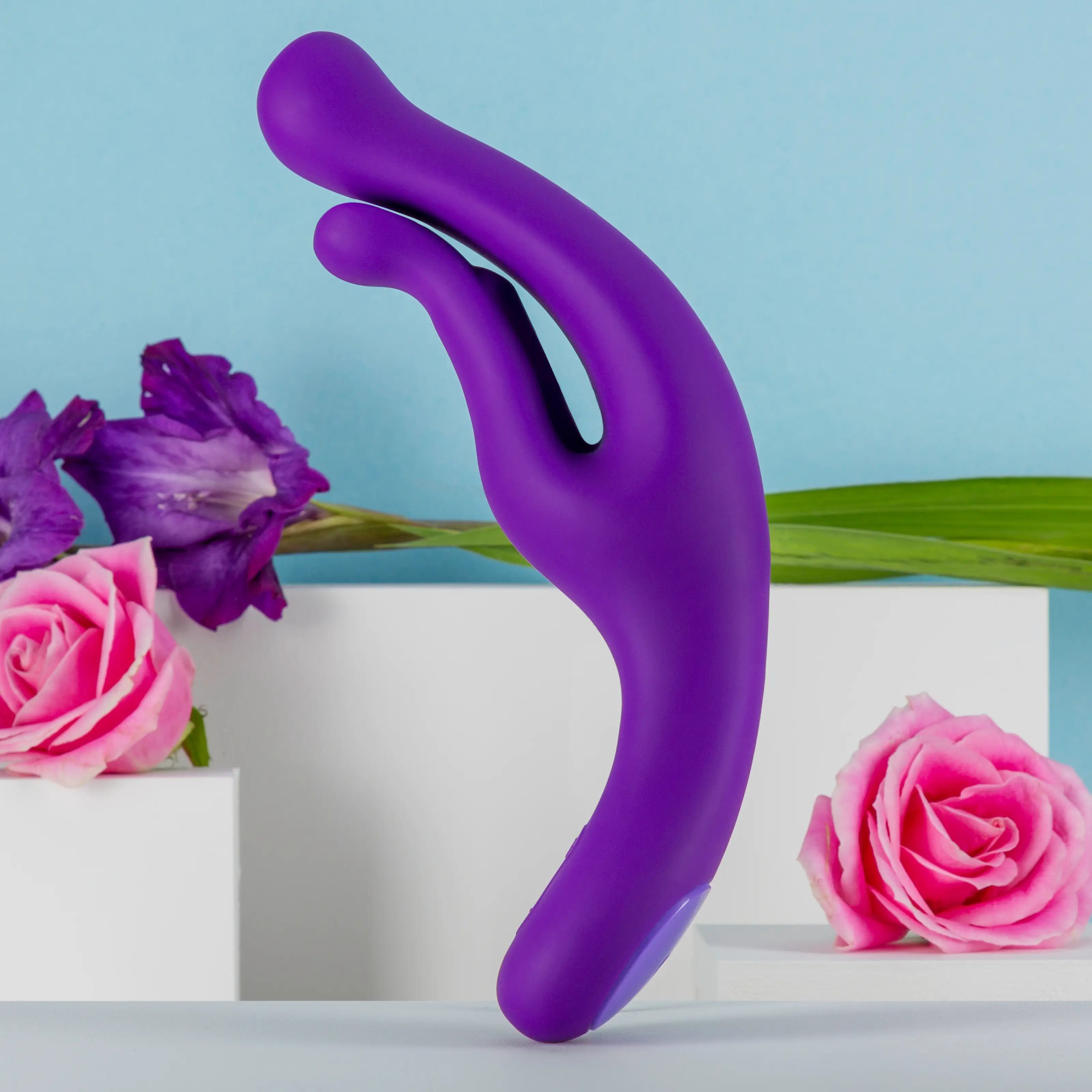 Wellness G Wave 11.5" Dual Motor G-Spot & Clitoral Pressure Massager - Waterproof & Rechargeable - SP BOUTIQUE