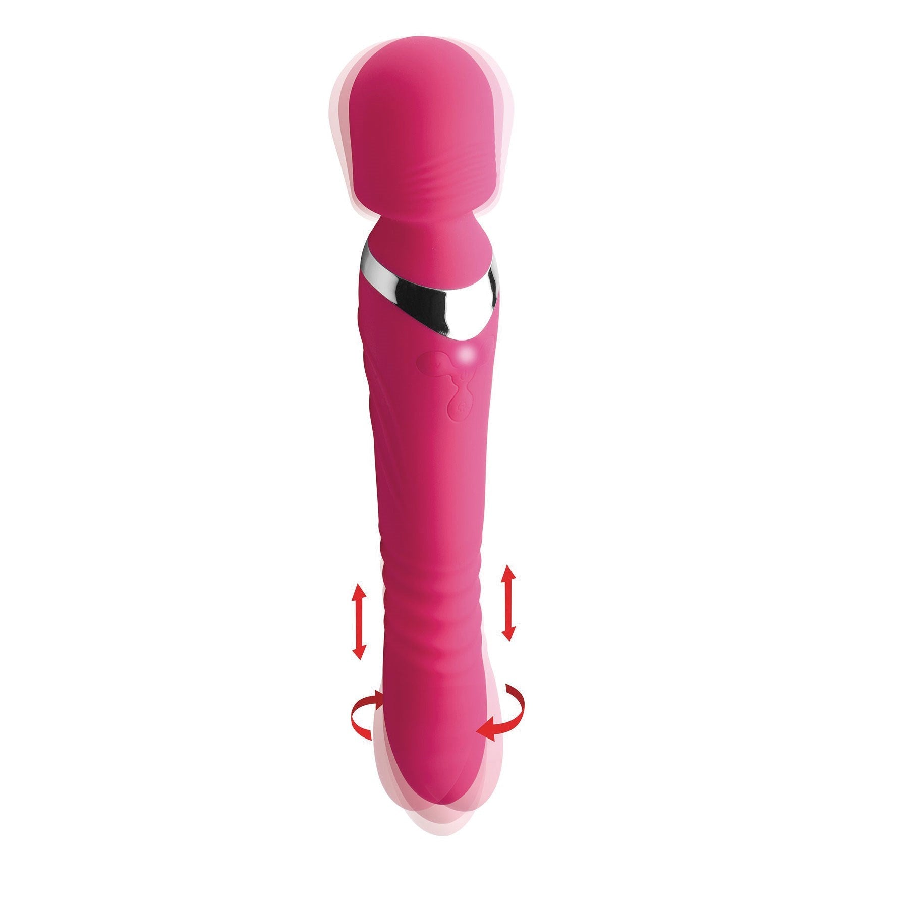INMI Ultra Thrusting And Vibrating Silicone Wand - SP BOUTIQUE