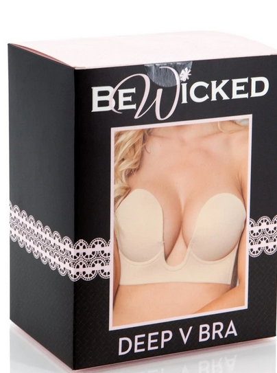 Be Wicked- Deep V Plunge Adhesive Bra - SP BOUTIQUE