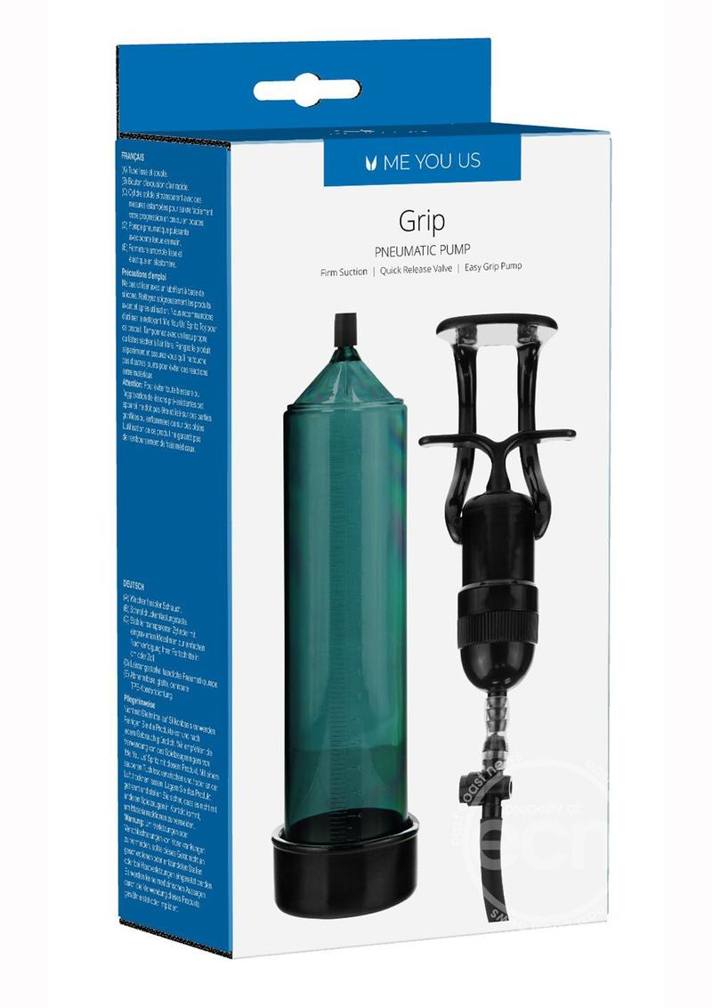 ME YOU US Linx Grip Pump Penis Pump - Green/Black - SP BOUTIQUE