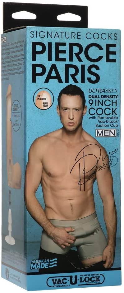 Signature Cocks Pierce Paris  ULTRASKYN Cock with Removable Vac-U-Lock Suction Cup Vanilla DOC JOHNSON