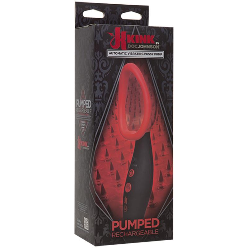 Kink Pumped Vibrating Vagina Pump Black - SP BOUTIQUE