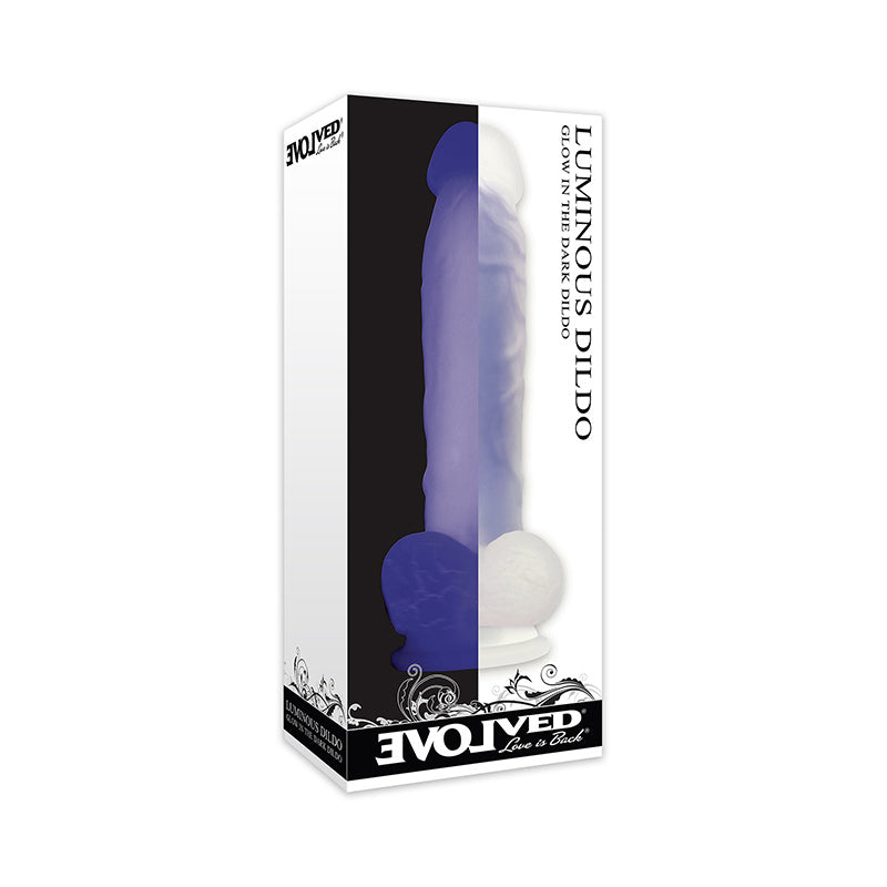 Evolved Luminous Dildo Purple - SP BOUTIQUE