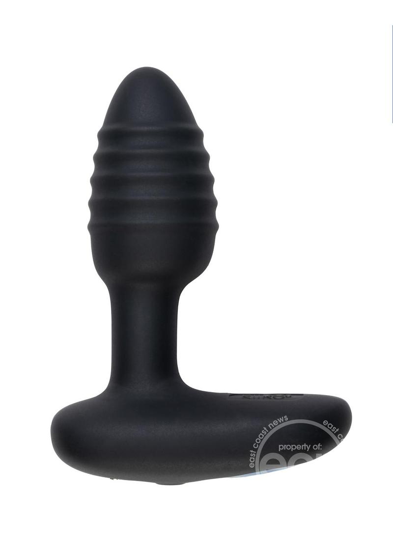 Kiiroo Ohmibod Lumen Silicone Rechargeable Butt Plug - Black - SP BOUTIQUE
