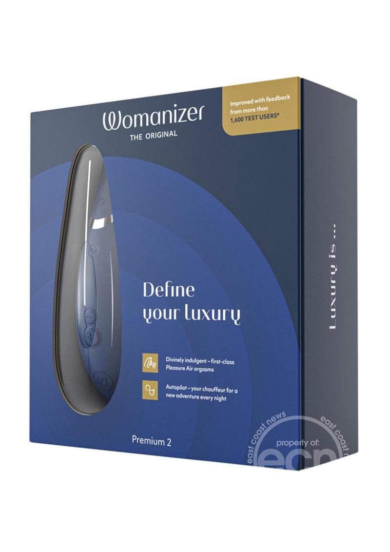 Womanizer Premium 2 Clitoral Stimulator - 14 Intensities, Smart Silence & Autopilot Experience - SP BOUTIQUE