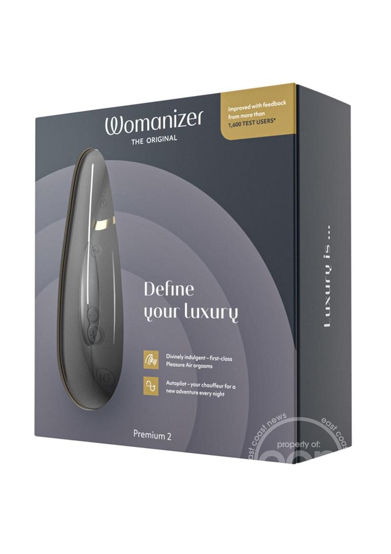 Womanizer Premium 2 Clitoral Stimulator - 14 Intensities, Smart Silence & Autopilot Experience - SP BOUTIQUE