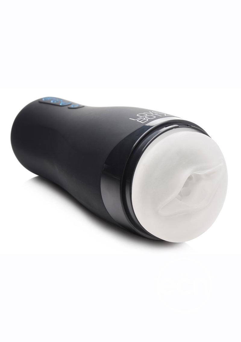 LoveBotz Handheld Milker Rechargeable 15X Sucking Masturbator - Black - SP BOUTIQUE