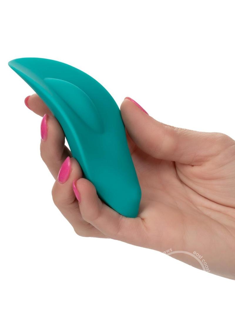 Pixies Hummer Rechargeable Silicone Finger Vibrator - Green - SP BOUTIQUE