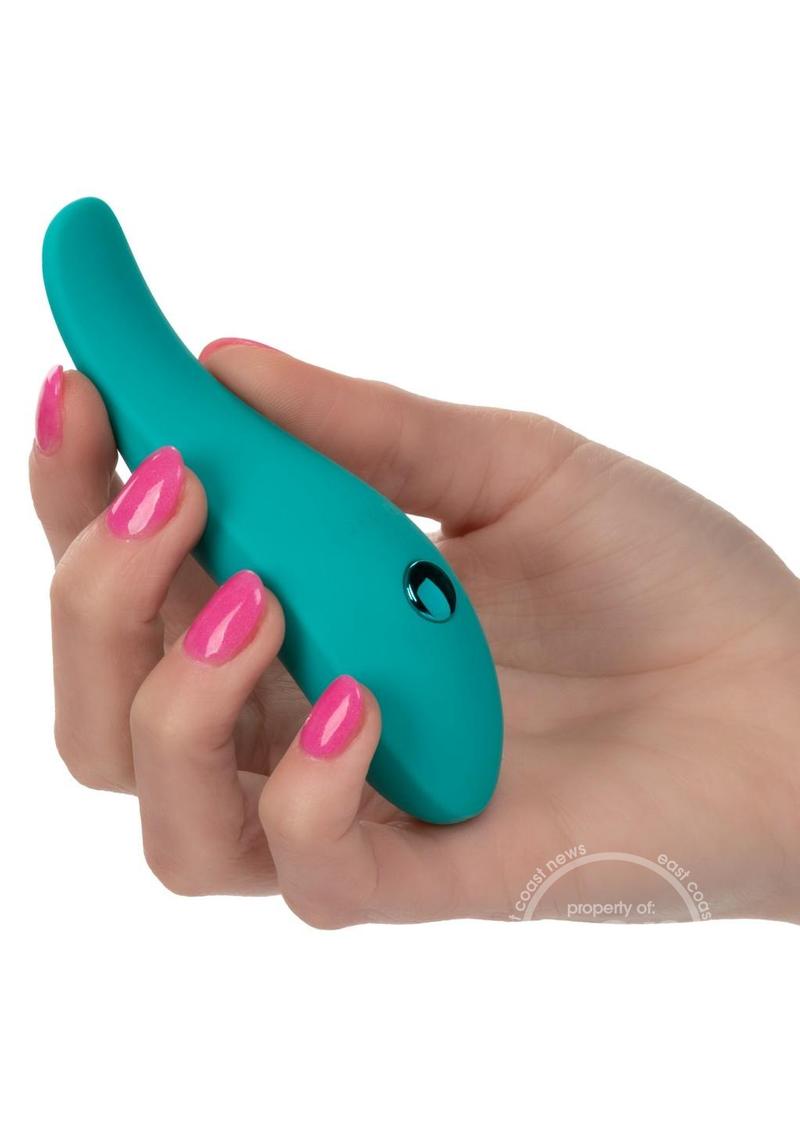 Pixies Glider Rechargeable Silicone Finger Vibrator - Green - SP BOUTIQUE