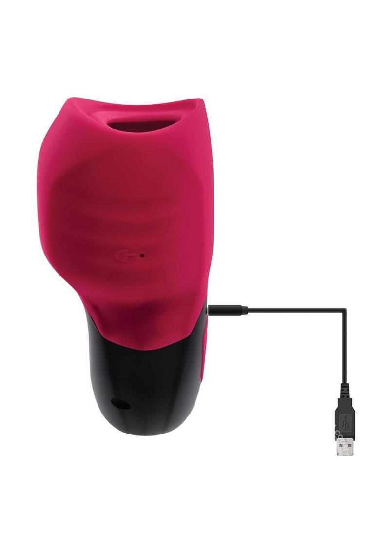 Gender X Body Kisses Rechargeable Silicone Vibrating Suction Massager - SP BOUTIQUE
