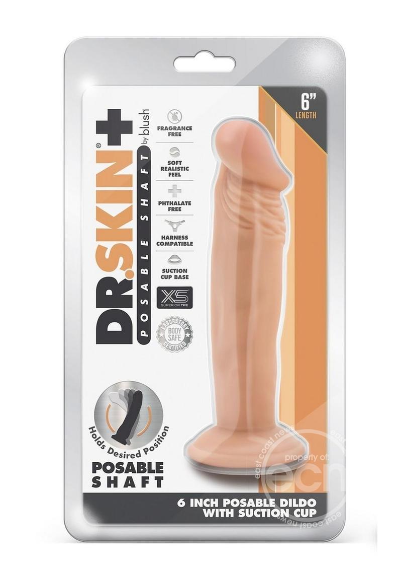 Dr. Skin Plus Posable Dildo 6in - SP BOUTIQUE