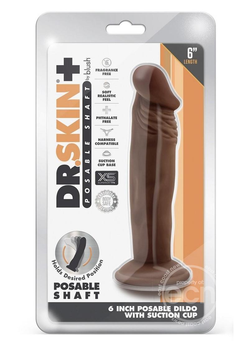 Dr. Skin Plus Posable Dildo 6in - SP BOUTIQUE
