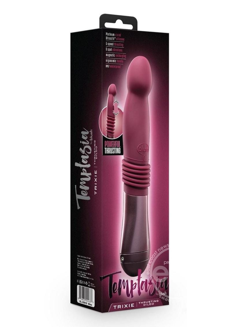Temptasia Trixie Rechargeable Silicone Thrusting Dildo - SP BOUTIQUE