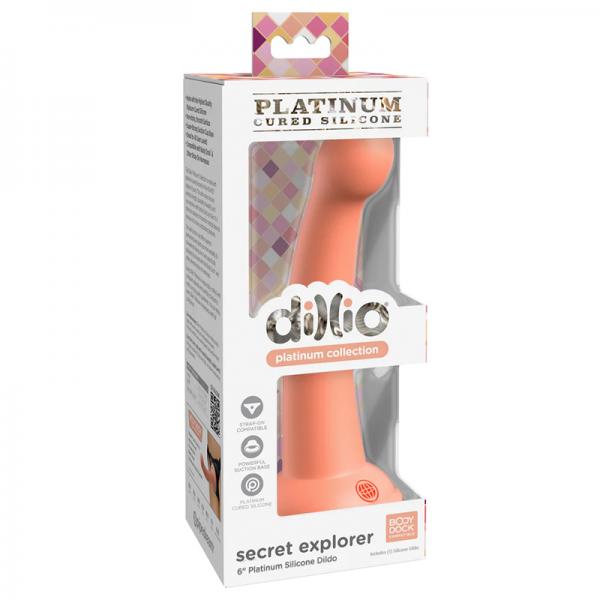 Dillio Platinum Secret Explorer Silicone Dildo - SP BOUTIQUE