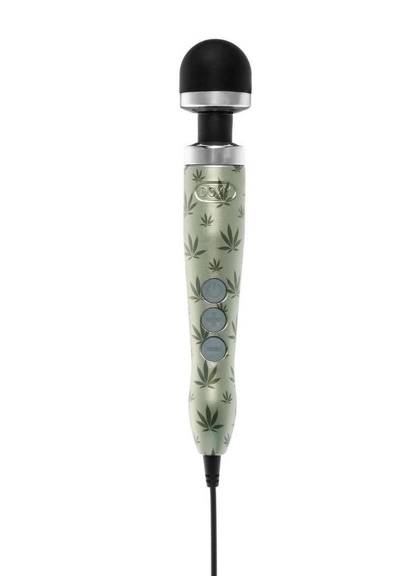 Doxy Die Cast 3 Wand Plug-In Wand Massager - Cannabis Pattern - SP BOUTIQUE