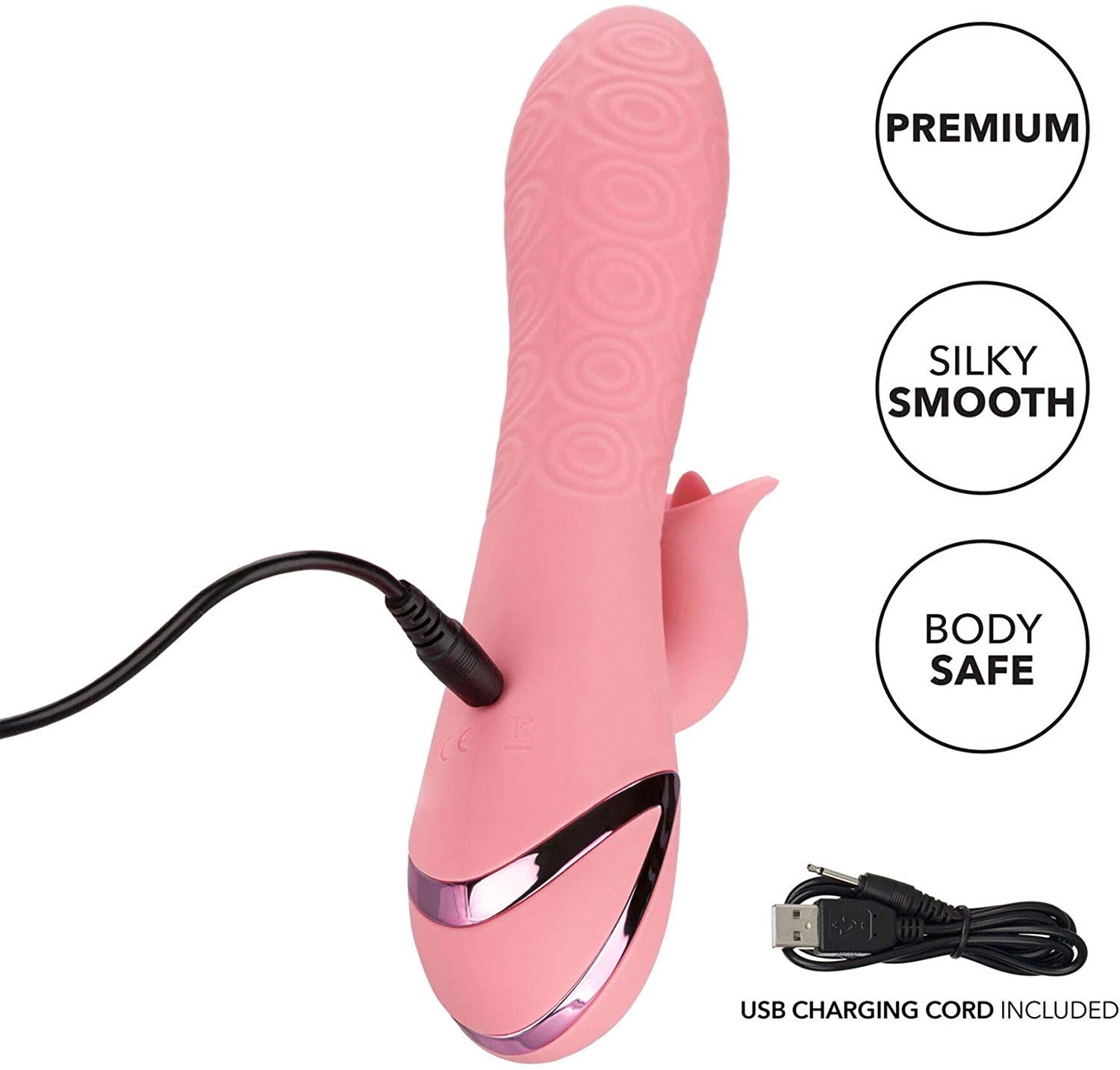 California Dreaming Pasadena Player - 10 Vibration Modes, 3 Rotation Speeds, Waterproof Massager - SP BOUTIQUE