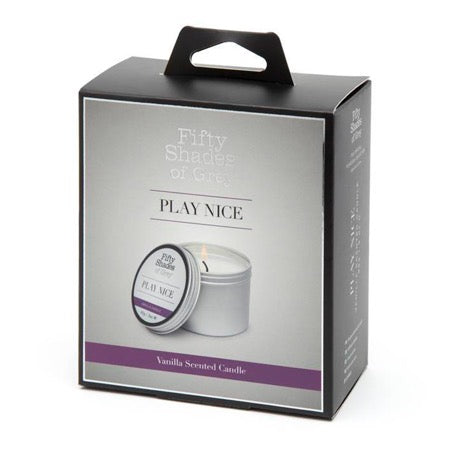 Fifty Shades of Grey Play Nice Vanilla Scented Candle - SP BOUTIQUE