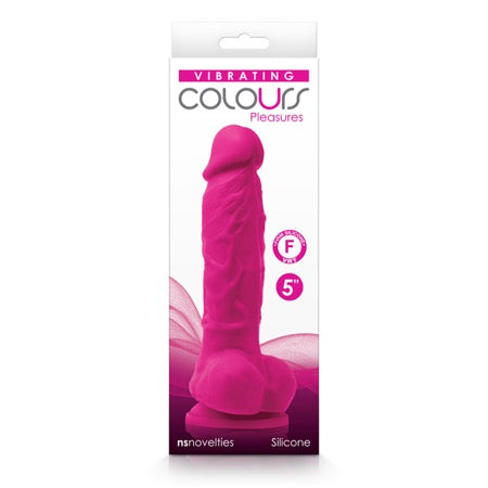 Colours Pleasures Vibrating 5" Dildo - SP BOUTIQUE